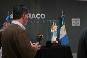 capitanich y la virgen maria