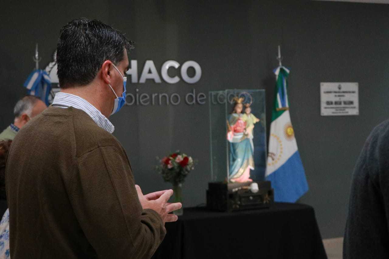 capitanich y la virgen maria