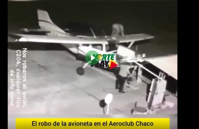 As se robaron la avioneta del aeroclub Chaco en plena madrugada