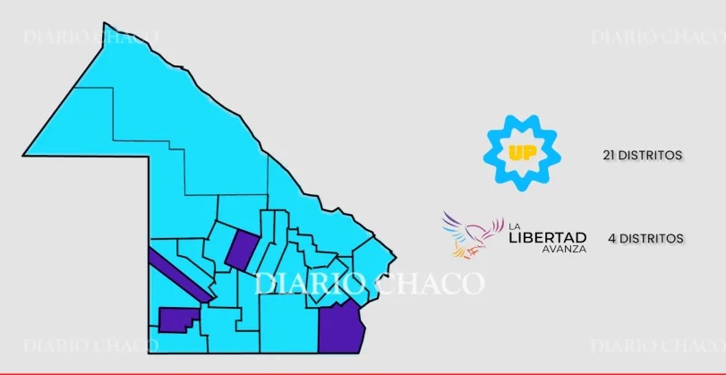 El mapa electoral en Chaco Uni n por la Patria se impuso en 21