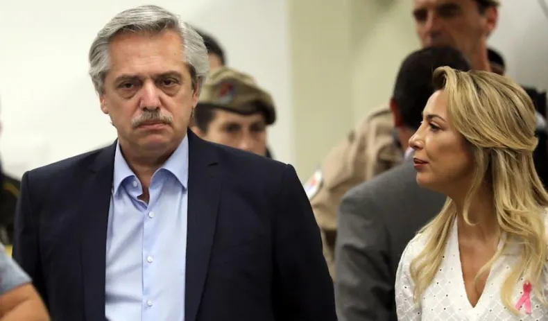 Alberto Fernández y Fabiola Yañez. Foto: Spencer Platt - Getty Images South America.