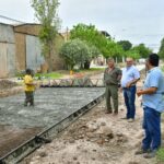 Castelli avanza con planificación urbanística y más pavimento urbano