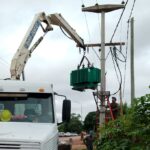 Castelli: Secheep colocó un nuevo transformador en acceso norte