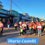 Marcha por los derechos de las personas con discapacidad en Castelli