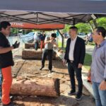 Comenzó el «7° Encuentro Internacional de Escultores» en Sáenz Peña