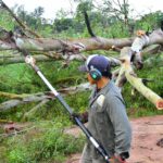 Intenso trabajo del Municipio de Castelli tras los daños ocasionados por la tormenta