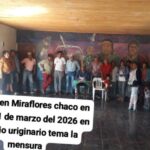 Miraflores: comunidades aborígenes apoyaron las expresiones del Diputado Benítez Molas
