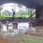 El desolador panorama en el Parque Industrian de Castelli