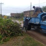 Castelli: se intensifican los trabajos de recolección de residuos verdes en la ciudad