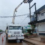 Secheep: Trabajos de reparación e instalación sobre la línea L6C  que abastece a parte del centro de la localidad.