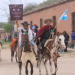 Desfile gaucho en Nueva Pompeya por el Día de la Independencia