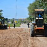 Fuerte intervención del municipio para reacondicionar las calles de Castelli