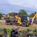 Trasladaron más de 600 motos secuestradas por la Justicia que estaban en la antigua Pista Roja