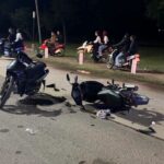 Cuatro jóvenes lesionadas en un choque entre motocicletas en Castelli