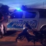 Operativo policiales en calles de Castelli