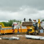 Castelli: La Fundación Pan del Alma inició la construcción de una escuela en Quinta 57