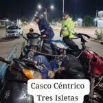 Tres Isletas: 12 motos secuestradas y un positivo de alcoholemia