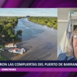 Cierre de defensas del Puerto Barranqueras: “El talón de Aquiles hoy es la posibilidad de una lluvia intensa”, advirtió Azula